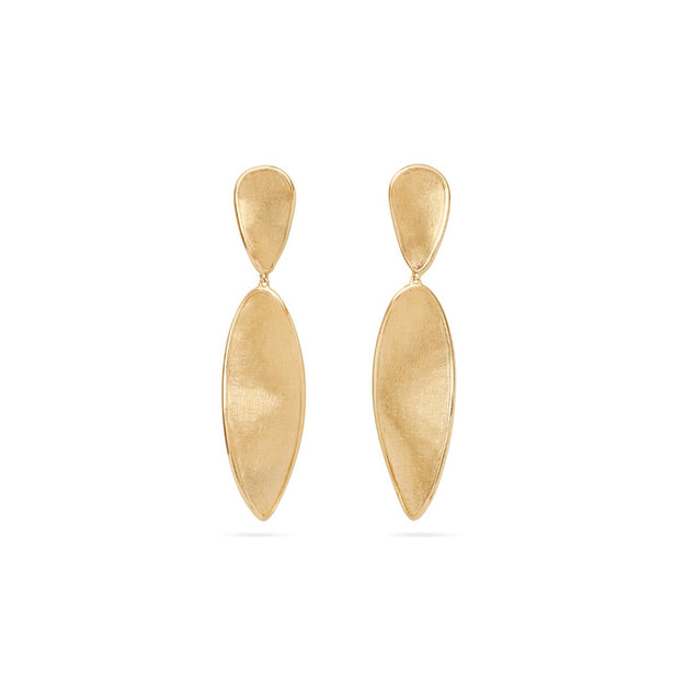 Marco Bicego Lunaria Twist Pendant Leaf Earrings