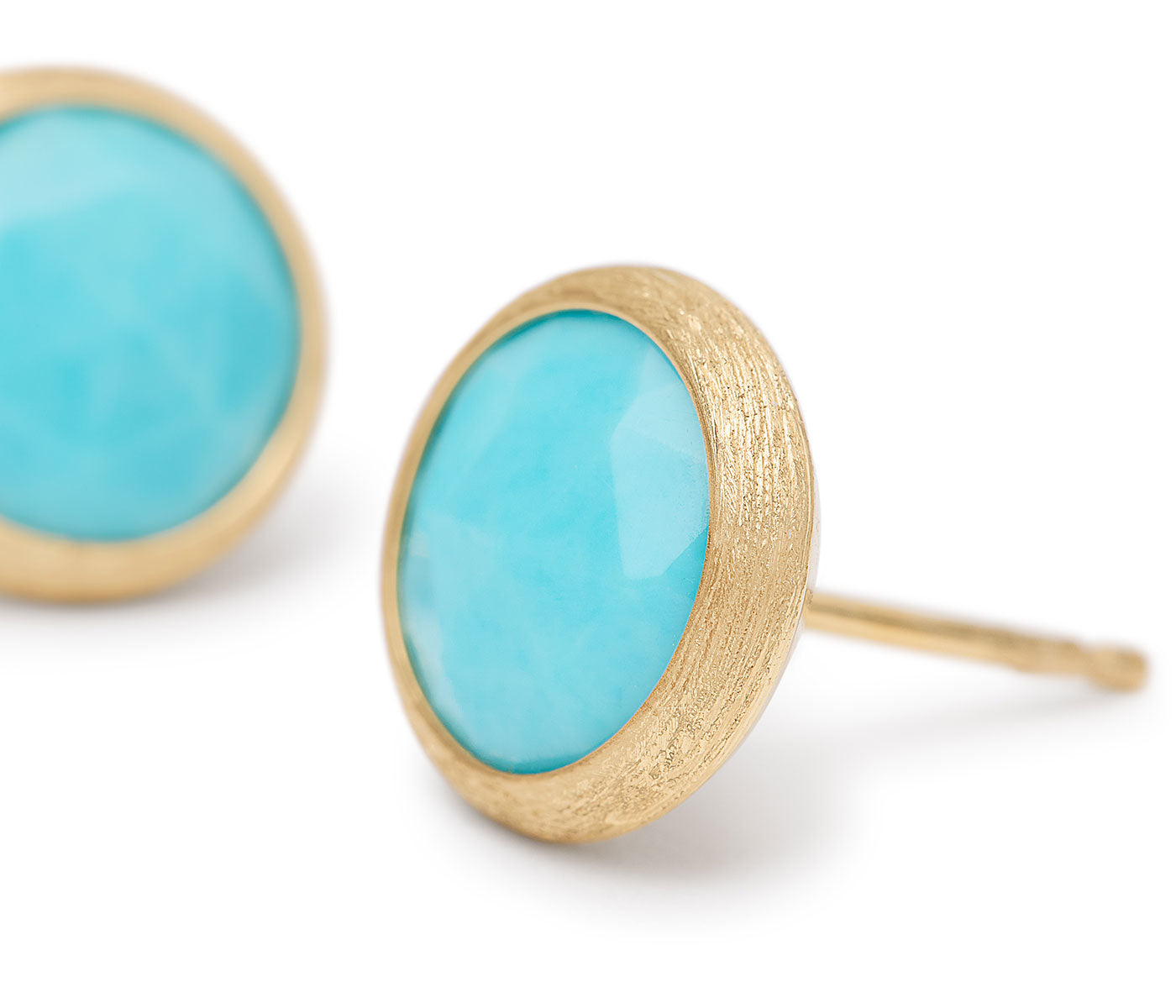 Marco Bicego Jaipur Color Turquoise Stud Earrings