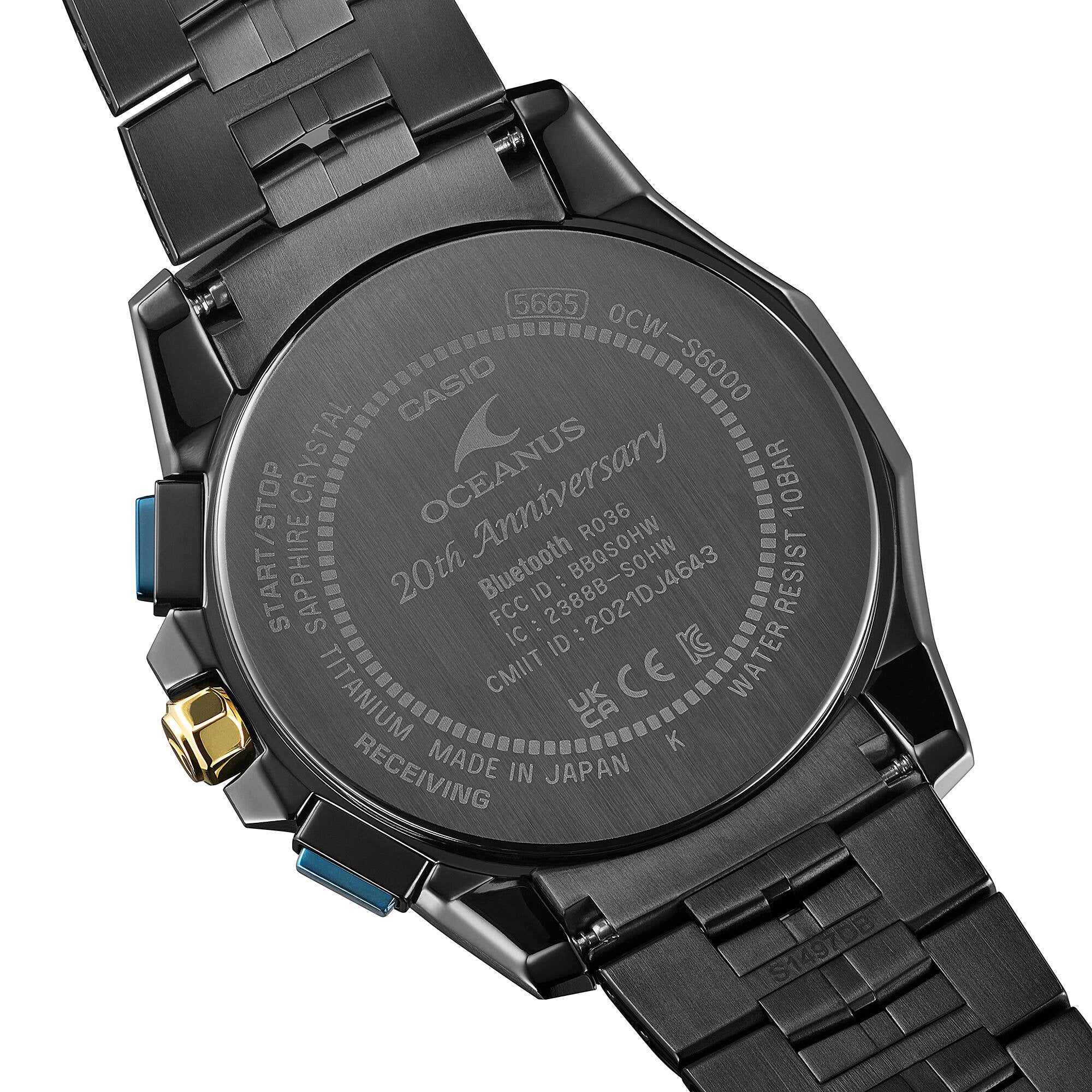 Oceanus "Manta" S6000 Series 20th Anniversary Limited Edition OCW-S6000BV-1A