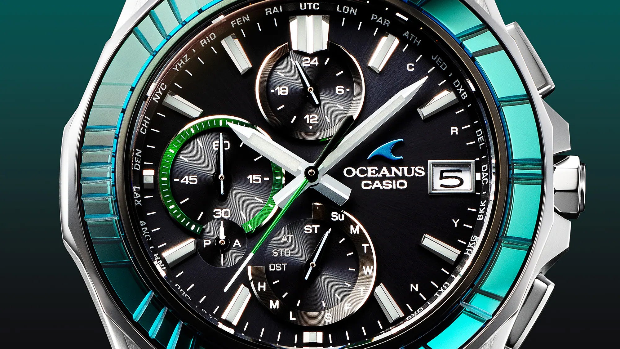 Oceanus "Manta" S7000 Series 20th Anniversary Limited Edition OCW-S7000SG-1A