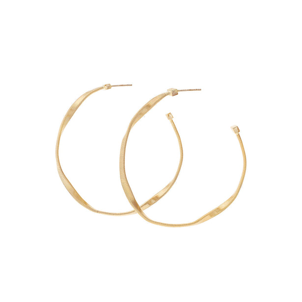 Marco Bicego Marrakech Twisted Medium Hoop Earrings