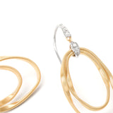 Marco Bicego Marrakech Onde Diamond Concentric Hook Earrings