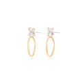 Marco Bicego Marrakech Onde Drop Earrings with Floral Diamonds