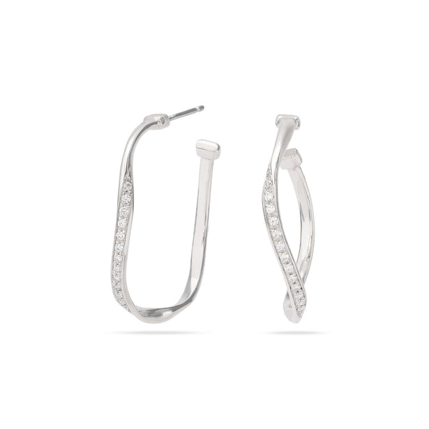 Marco Bicego Marrakech Diamond Hoop Earrings