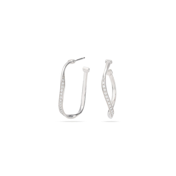 Marco Bicego Marrakech Diamond Hoop Earrings