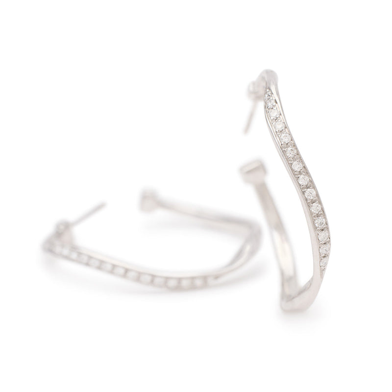 Marco Bicego Marrakech Diamond Hoop Earrings