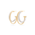 Marco Bicego Masai Double Hoop Earrings With Diamonds