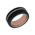 Elysium Black Diamond Ares 14K Rose Gold Sleeve With Rose Gold Offset Inlay