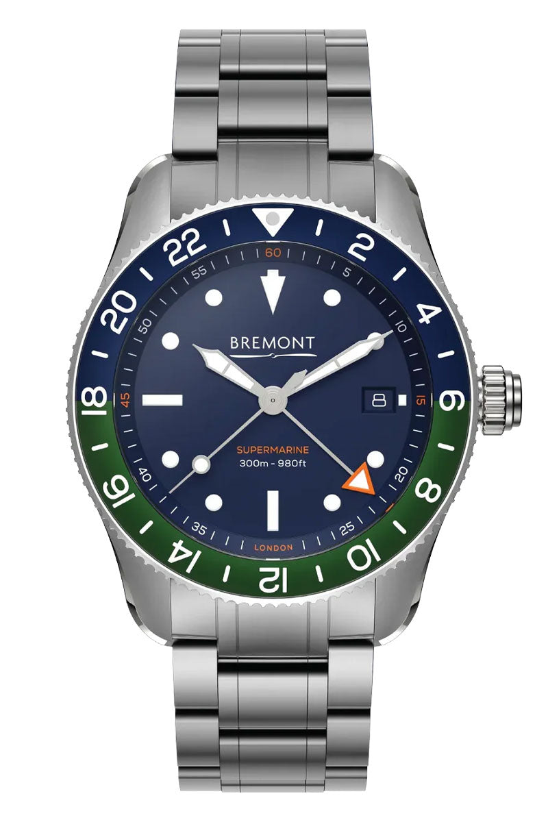 Bremont Supermarine S302 GMT S302-BLGN-B