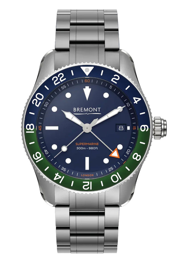Bremont Supermarine S302 GMT S302-BLGN-B