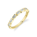 Shy Creation Kate Diamond Baguette Bezel Band