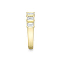 Shy Creation Bailey Diamond Emerald Bezel Band