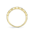 Shy Creation Bailey Diamond Emerald Bezel Band