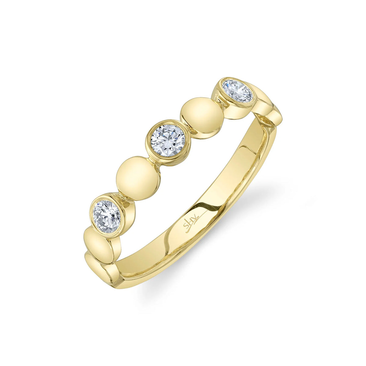 Shy Creation Bailey Diamond Bezel Ring