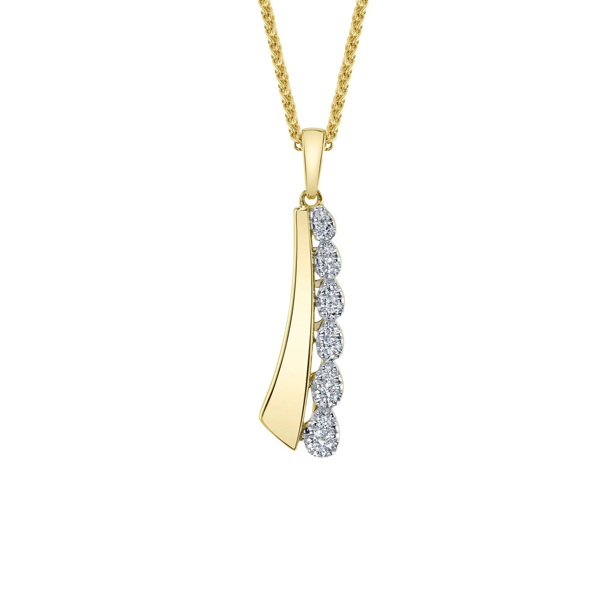 Shy Creation Kate Diamond Chopin Chain Necklace