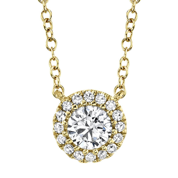 Shy Creation Diamond Pendant Necklace