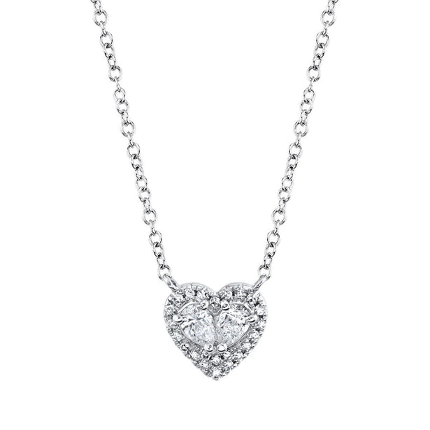 Shy Creation Diamond Heart Necklace