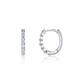 Shy Creation Gia Diamond Oval Huggie Earrings