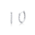 Shy Creation Gia Diamond Oval Huggie Earrings
