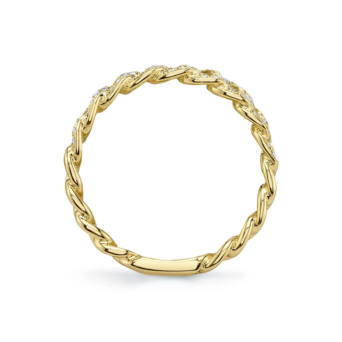 Shy Creation Kate Diamond Link Ring