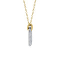 Shy Creation Kate Two-Tone Diamond Necklace