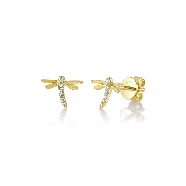 Shy Creation Diamond Dragonfly Earring