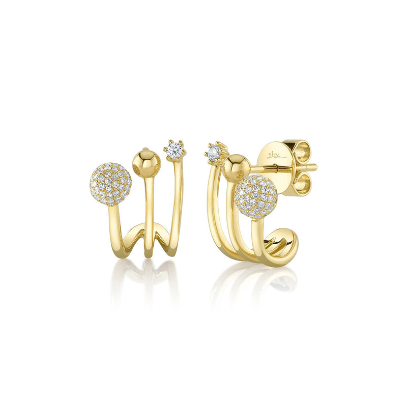 Shy Creation Diamond Earring