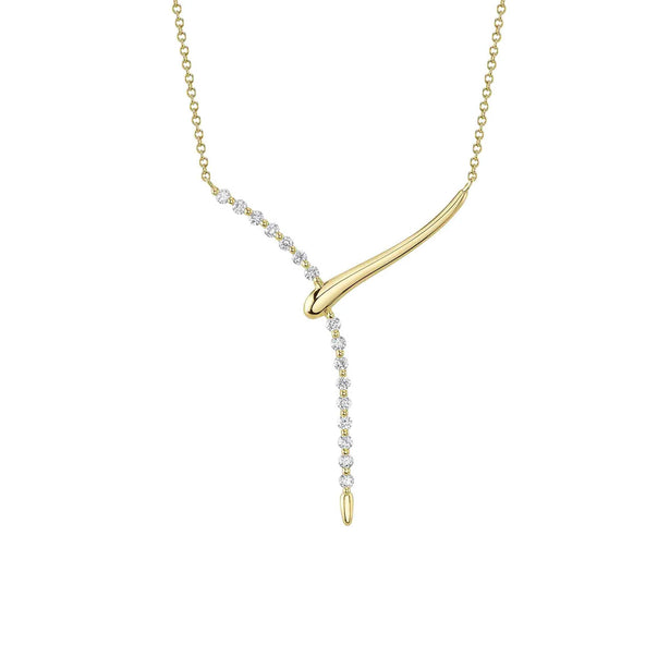 Shy Creation Kate Diamond Two-Tone Necklace