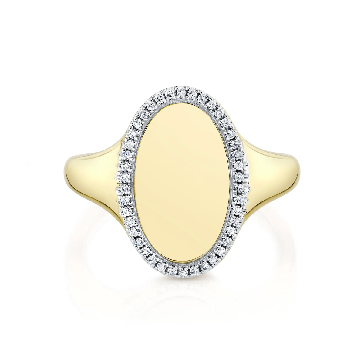 Shy Creation Kate Diamond Oval Ring