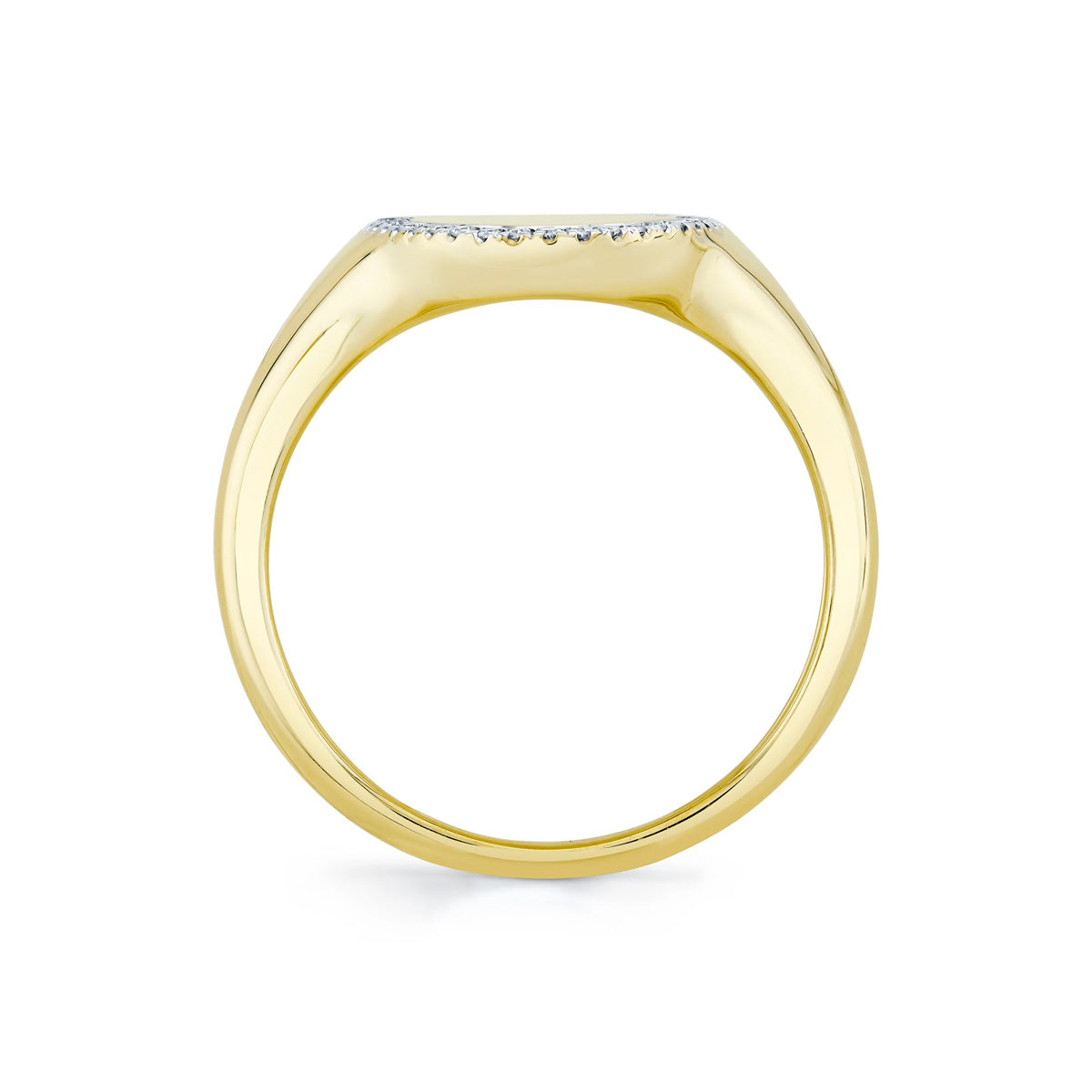 Shy Creation Kate Diamond Oval Ring