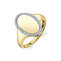 Shy Creation Kate Diamond Oval Ring