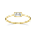 Shy Creation Aleera Diamond Baguette Ring