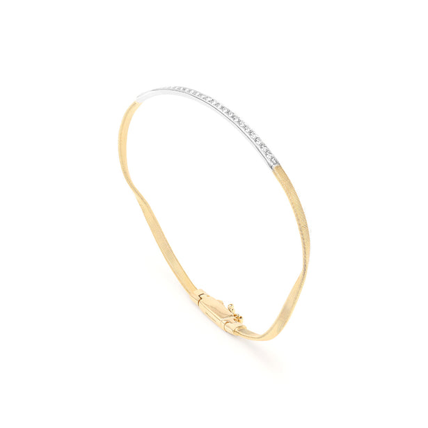 Marco Bicego Marrakech Bangle With Diamond Bar