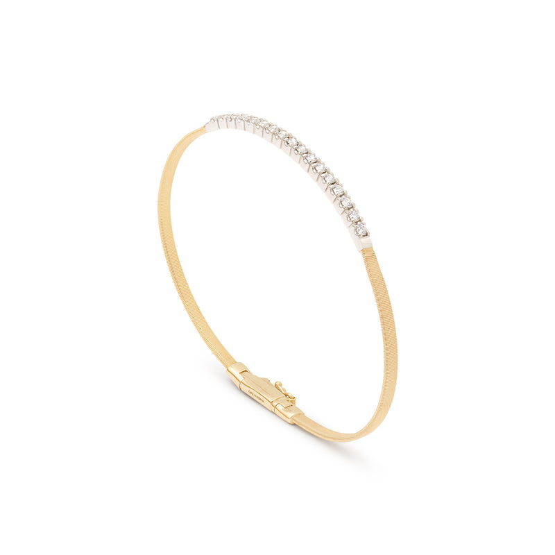 Marco Bicego Masai Stackable Bracelet With Diamond Bar