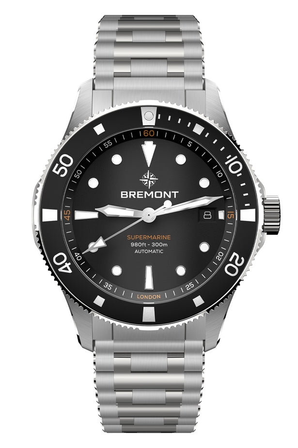 Bremont Supermarine 300M Date SM40-DT-SS-BK-B