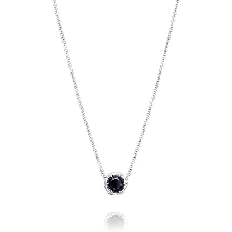 Tacori Rock Crescent Black Onyx Pendant Necklace