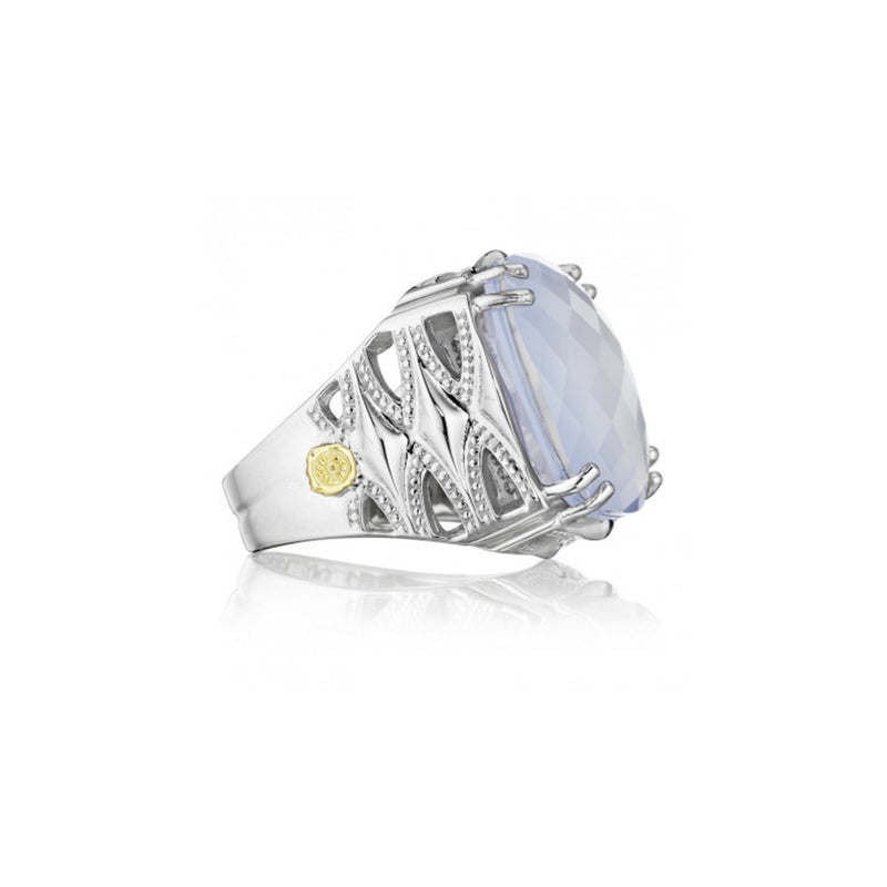 Tacori Oval Chalcedony Classic Rock Ring