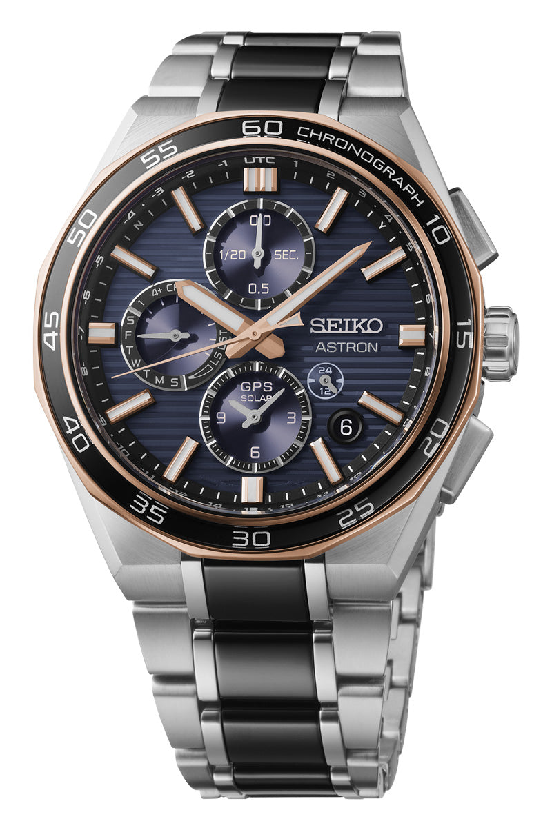 Seiko Astron GPS Solar Dual-Time Chronograph Limited Edition SSH180