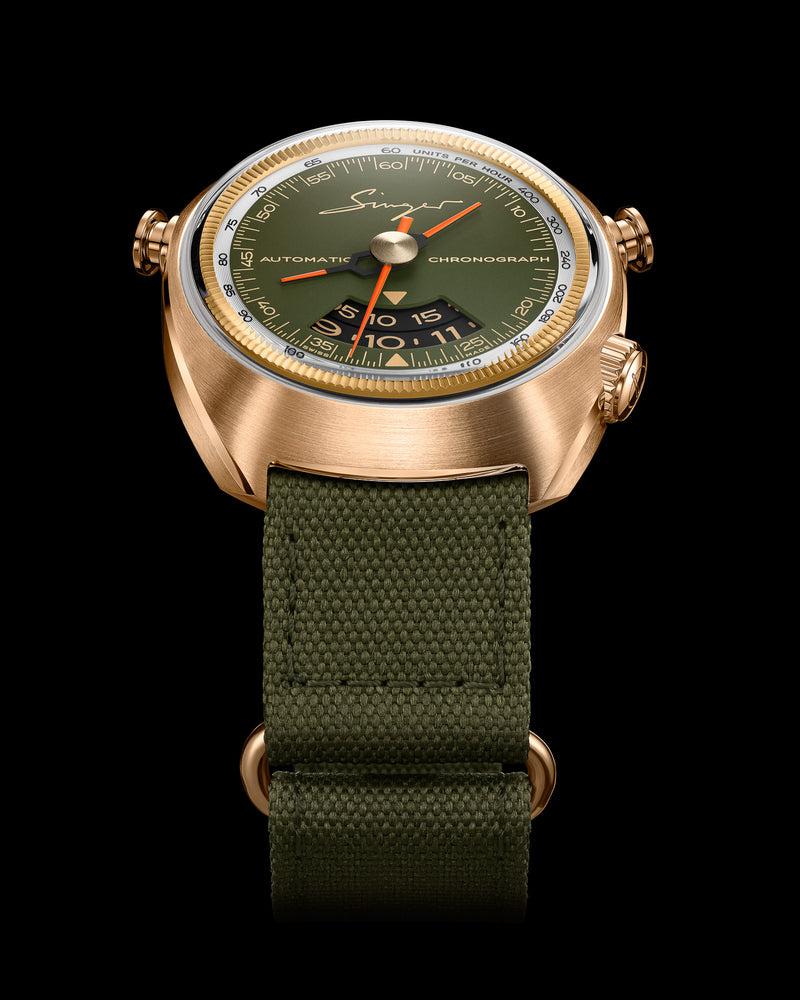 Singer Reimagined 1969 Bronze Chronograph SR203