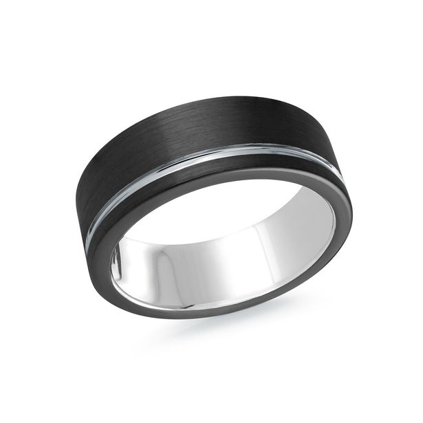 Malo Black Tungsten Wedding Ring