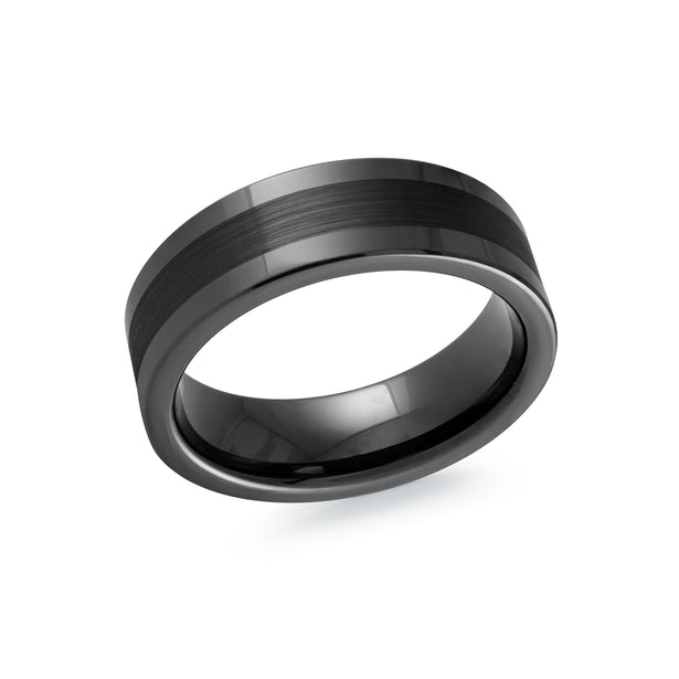 Malo Black Tungsten Wedding Ring