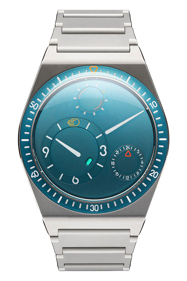 Ressence Type 7 XV Aquamarine GMT Limited Edition T71G-XVX1-TUD