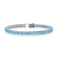 Topper Beyond Ideal Diamonds Burlingame Blue Beyond Ideal 18 Karat White Gold Lab Grown Diamond Bracelet