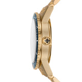 Zodiac Super Sea Wolf Compression 18K Gold Automatic ZO9308