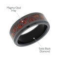 Elysium Black Diamond Ares Magma Opal Triangle Pattern Inlay