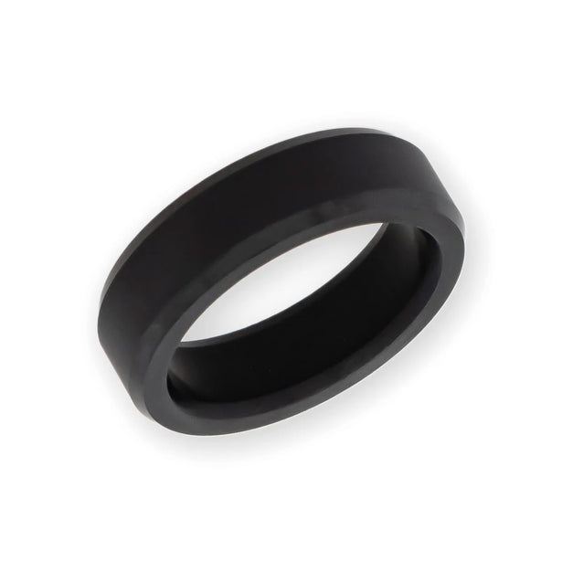 Elysium Black Diamond Ares Solid Black Diamond Ring