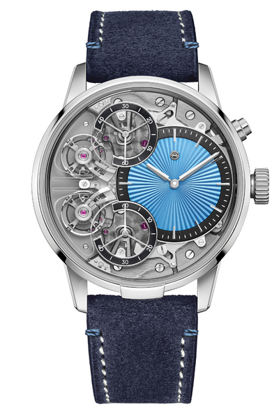 ws チェインクロニクル　フルレア Armin Strom Resonance Mirrored Force Resonance Ice Blue Guilloché