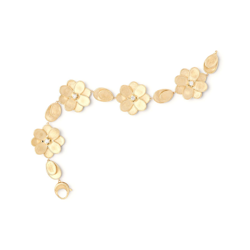 Marco Bicego Petali Flower Bracelet with Diamonds