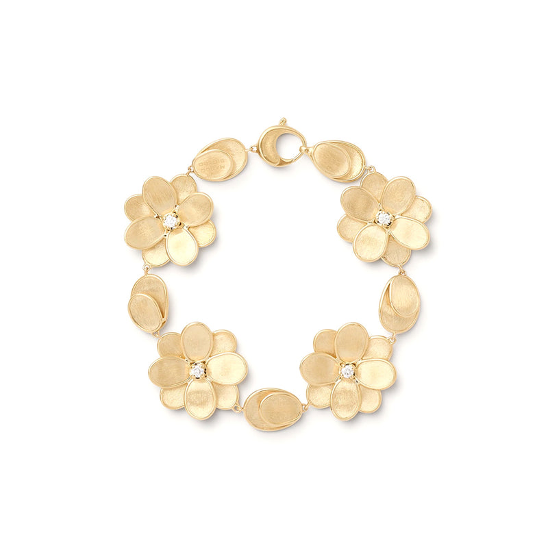 Marco Bicego Petali Flower Bracelet with Diamonds