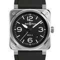 Bell & Ross BR-03 Steel BR03A-BL-ST/SRB